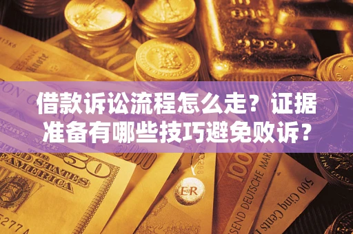 武汉借款诉讼流程怎么走？证据准备有哪些技巧避免败诉？