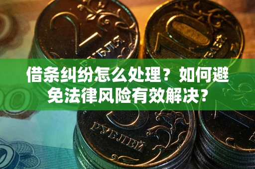 武汉借条纠纷怎么处理？如何避免法律风险有效解决？