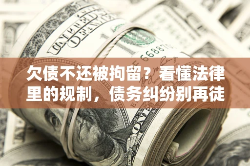 武汉欠债不还被拘留？看懂法律里的规制，债务纠纷别再徒劳奔波
