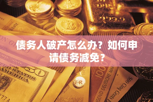 武汉债务人破产怎么办？如何申请债务减免？