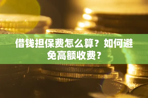 武汉借钱担保费怎么算？如何避免高额收费？