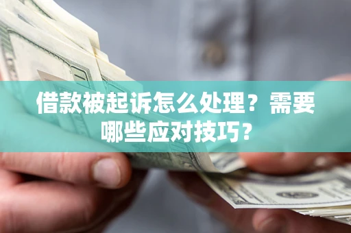 武汉借款被起诉怎么处理？需要哪些应对技巧？