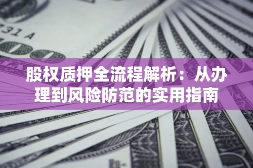 武汉股权质押全流程解析：从办理到风险防范的实用指南