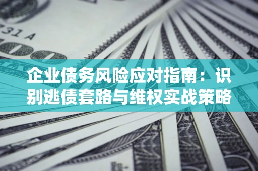 武汉企业债务风险应对指南：识别逃债套路与维权实战策略