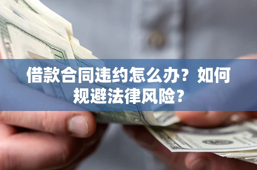武汉借款合同违约怎么办？如何规避法律风险？