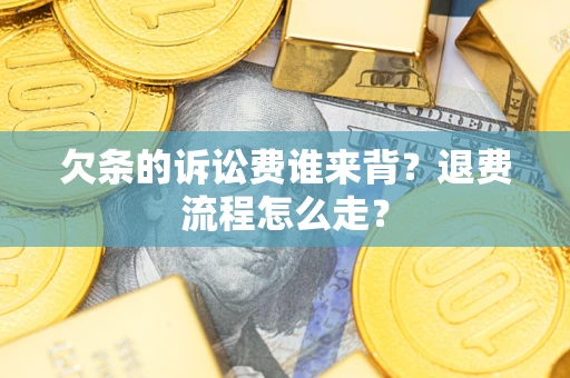 武汉欠条的诉讼费谁来背？退费流程怎么走？